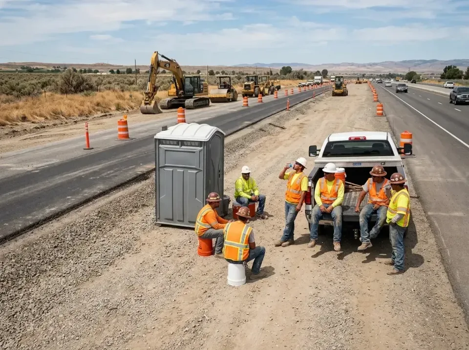 highway-road-construction-crew-007 — frequently asked questions, Porta Potty and Restroom Rentals in Lolo, MT